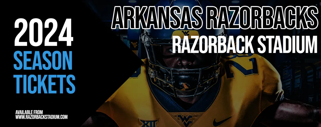 Arkansas Razorbacks Football 2024 Season Tickets